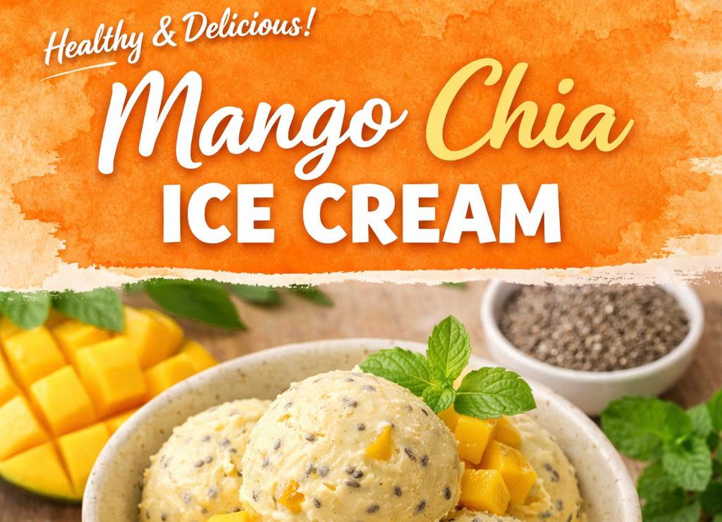 coconut chia ice cream
healthy mango ice cream
chia seed ice cream
dairy-free ice cream recipe
vegan mango ice cream